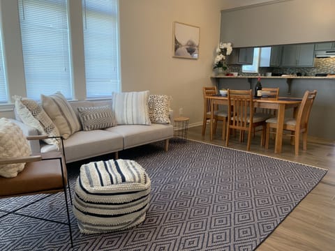 Beautiful open-format family room, dining, and kitchen!
