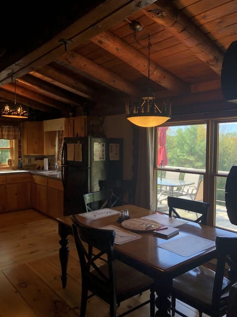 Dining and kitchen area