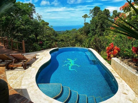 Wonderful, ocean view, private, swimming pool. 