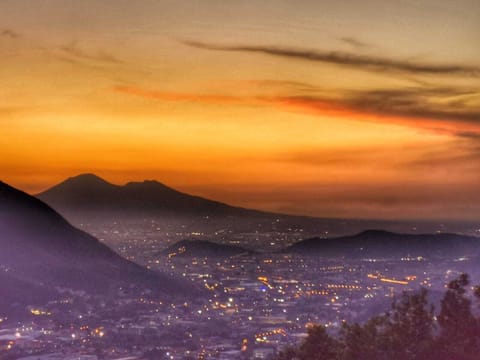 panorama vista Vesuvio