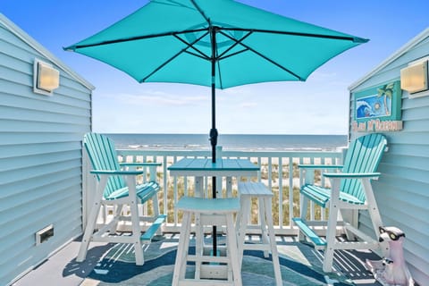 Oceanfront view from your private balcony! 