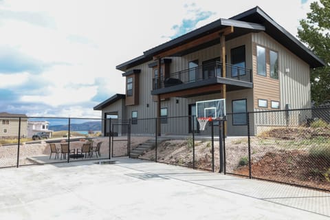 Sports court added in 2023 pickleball sets/net provided.