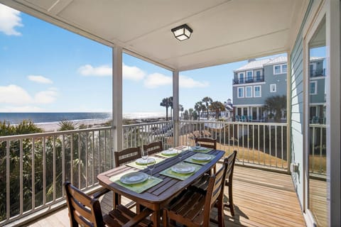 First Level Oceanfront Patio!