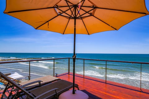 Relax overlooking the Atlantic Ocean under the wide blue sky!