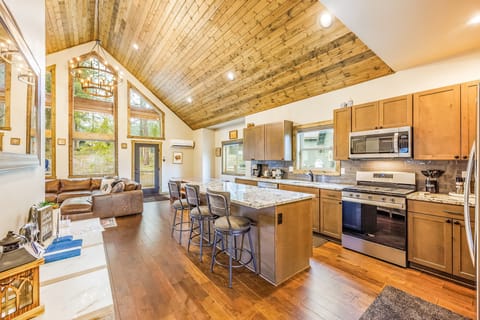 Modern Kitchen fully equipped with high-end appliances