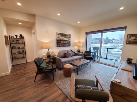 Small patio accessed via the living room.