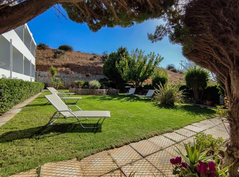 Galden and lawn area of Cozy apartment,Walking distance to beach & tavern,Damnoni,Plakias,Crete