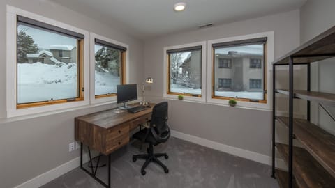 Private office, off of the bunkroom on lower level