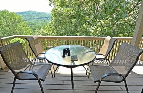 Try bird watching from the covered deck.  