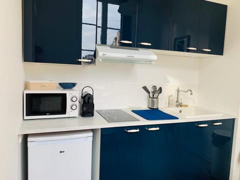 Deluxe Apartment, Private Bathroom | Private kitchen