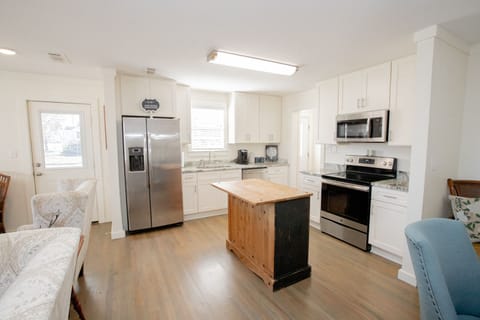 Fully stocked kitchen with everything our guests may need.