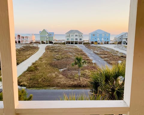 Great views of the gulf from second floor deck.  
