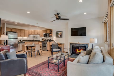Living room off of kitchen