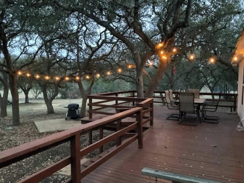 Great outdoor space for hours of family time. Gas grill for your use.
