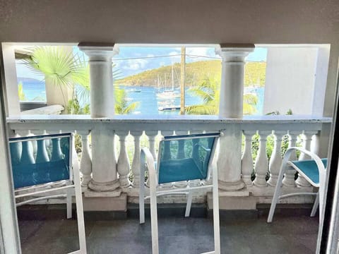 Balcony Over-Looking Cruz Bay.