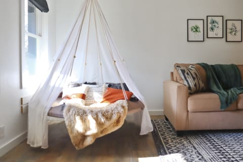 ceiling suspended tiipii bed for you to chill out