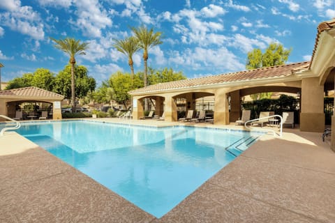 Head to the pool for a relaxing afternoon.