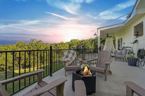 Watch the sunset or sunrise from the comfort of the porch. 