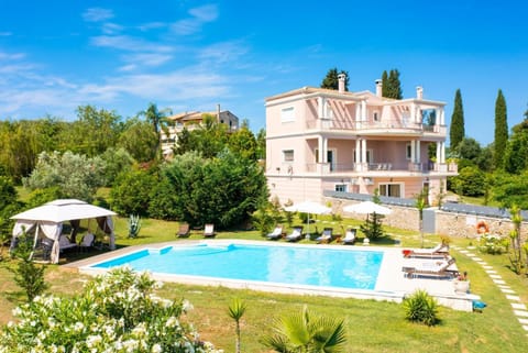 Beautiful villa with private pool, terraces, and garden