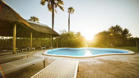 2 outdoor pools, sun loungers