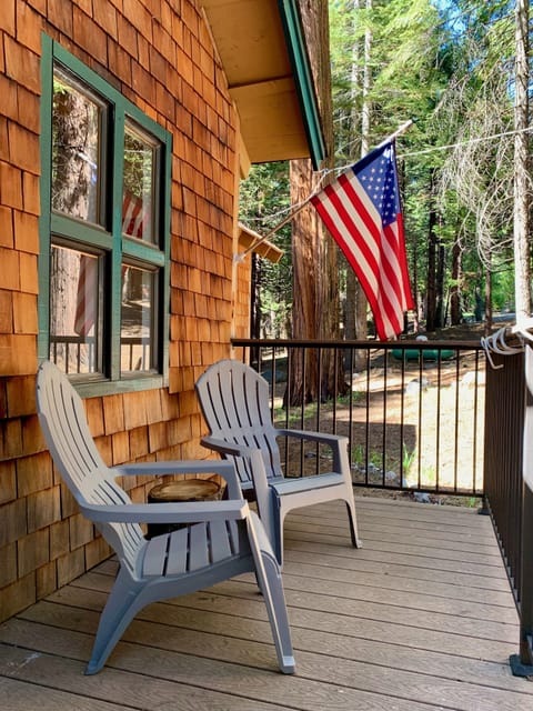 Spacious deck