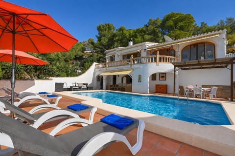 Terrace and pool