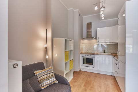 City Apartment | Private kitchen | Fridge, oven, stovetop, coffee/tea maker