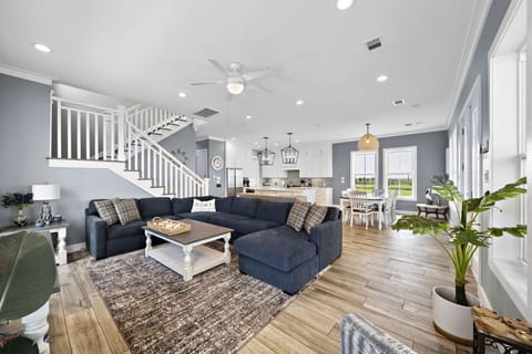 This is the main living room area of the home