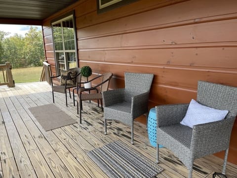 East side porch for sunny morning coffee and area views (quiet, dead-end road).