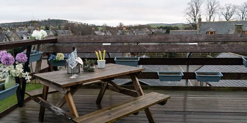 Roof terrace at Dunedin House Huntly