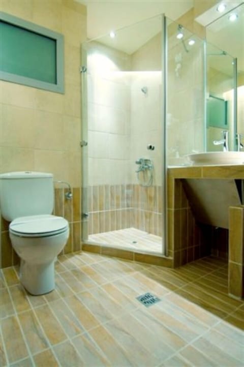 Free toiletries, hair dryer, slippers, bidet