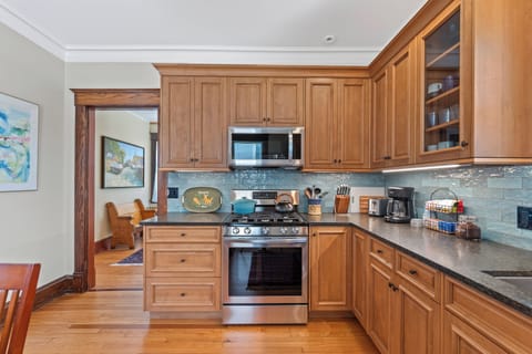 Completely updated kitchen w/ a modern, refreshed feel.