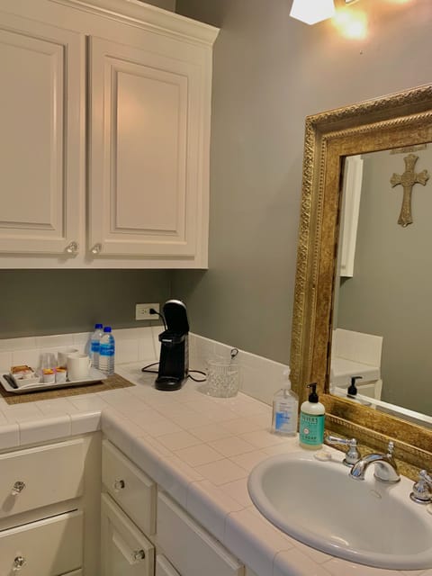 Laura Suite | Bathroom | Designer toiletries, hair dryer, bathrobes, towels