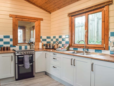 Kitchen | Marros Hill Log Cabin, Marros, near Pendine