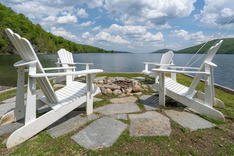 Firepit on dock (wood provided)