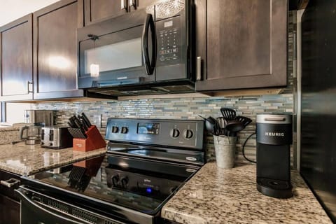 Fully stocked kitchen