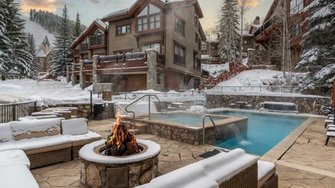 ELK Community Amenities  - hot tub, heated pool, and outdoor fire pit