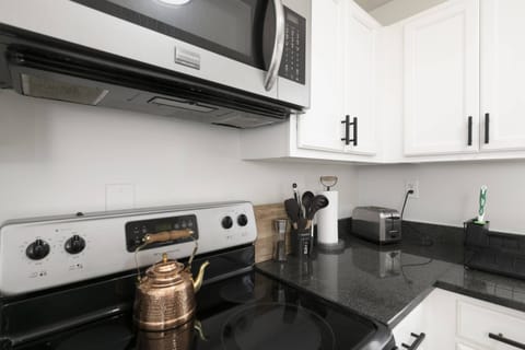 Our kitchen is equipped with a variety of cooking essentials perfect for great home cooking.