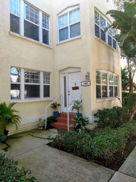 Front door of unit
