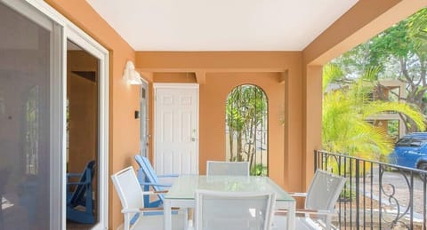 Step outside and enjoy the outdoors in this calm and private space.