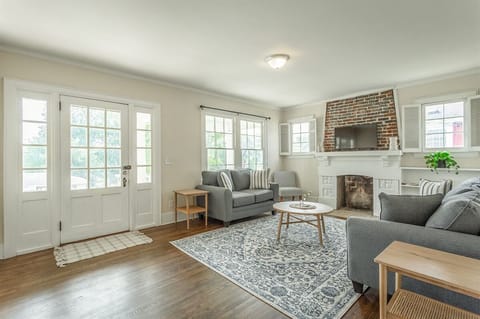 living room view from kitchen