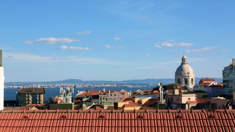 View of the National Pantheon and the Tagus #view #city #lisbon