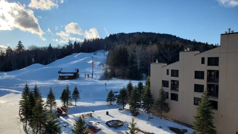 View of tubing hill from the balcony