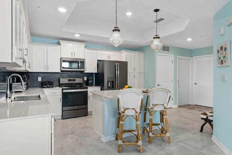 Large kitchen stocked with everything you need just like home!