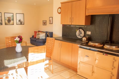 Country kitchen and dining space