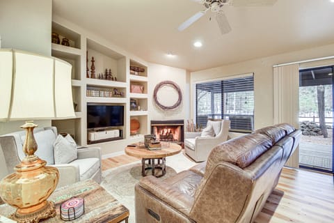 Pinetop Vacation Rental | 3BR | 2BA | 1,500 Sq Ft | Access Only By Stairs