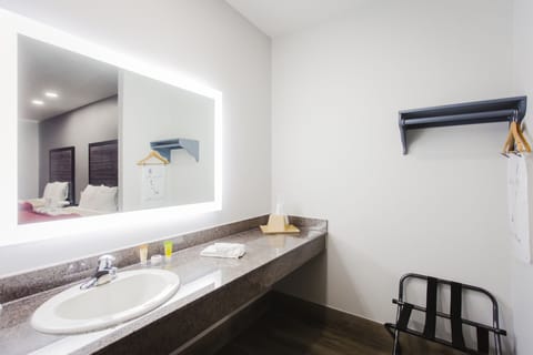 Standard Double Room | Bathroom | Combined shower/tub, towels, soap, shampoo