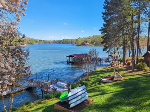Wide-open lake views, private dock, and a quiet cove—this is what you came for.