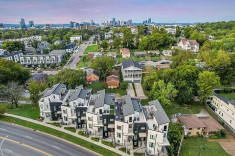 Aerial view of the beautiful and conveniently located property.