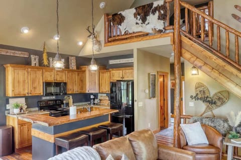 Main floor with open concept and newly decorated